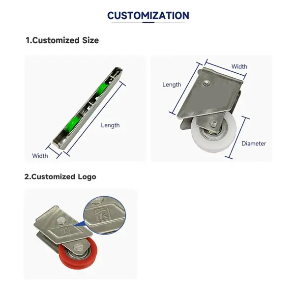 CUSTOMIZED Custom sliding door rollers (1)