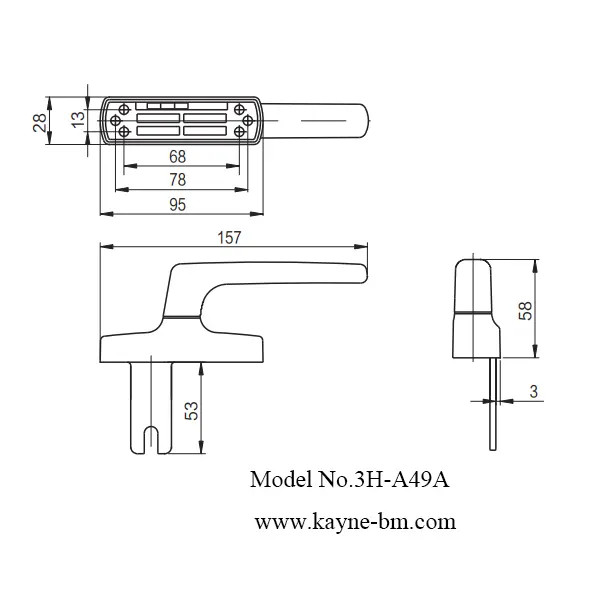 a49A multipoint lock home door handles size.jpg