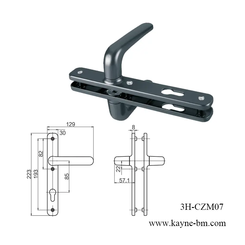 3H-CZM07 lever pad upvc door handles.jpg