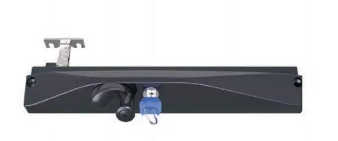 A hand-cranked window opener with a key .png