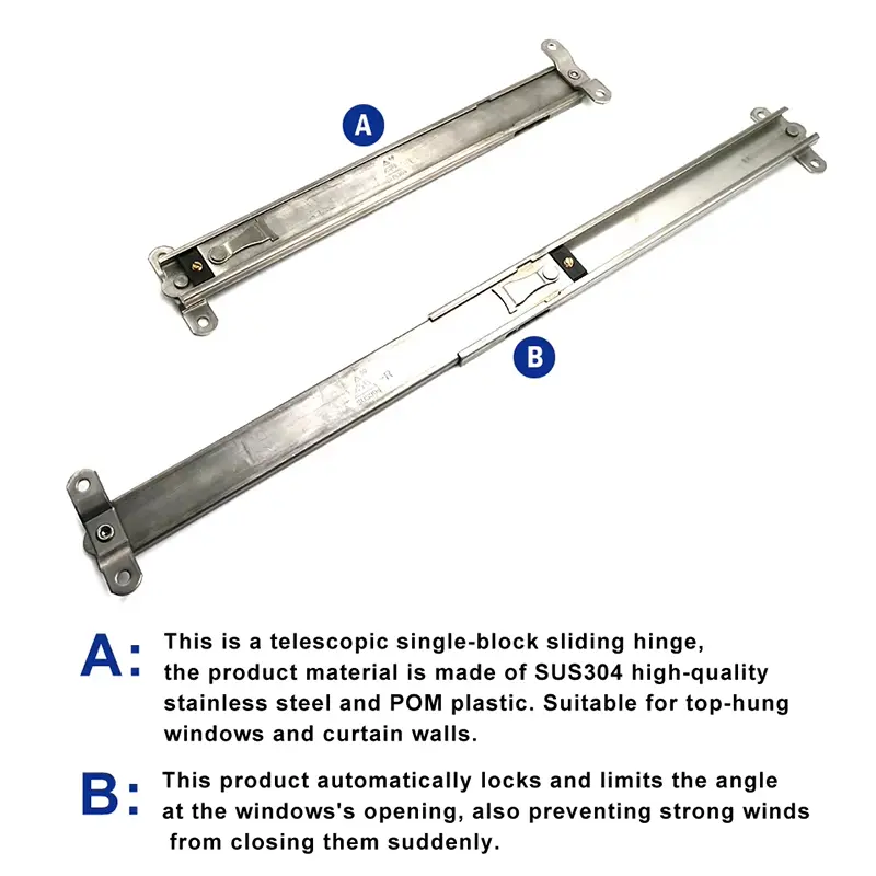 SUS 304 casement window stay 1