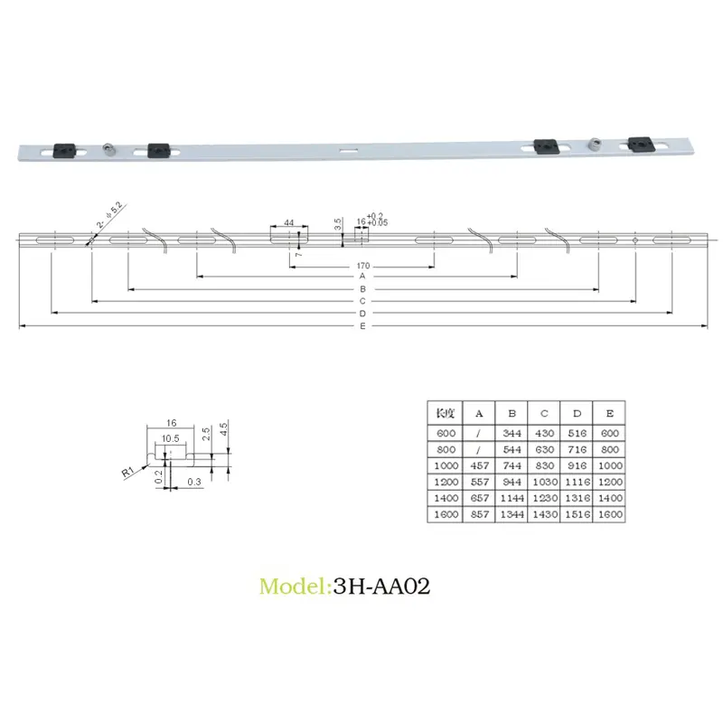 3H-AA02 casement window hardware