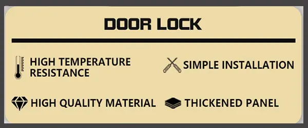 Lever mortise lock features3ba