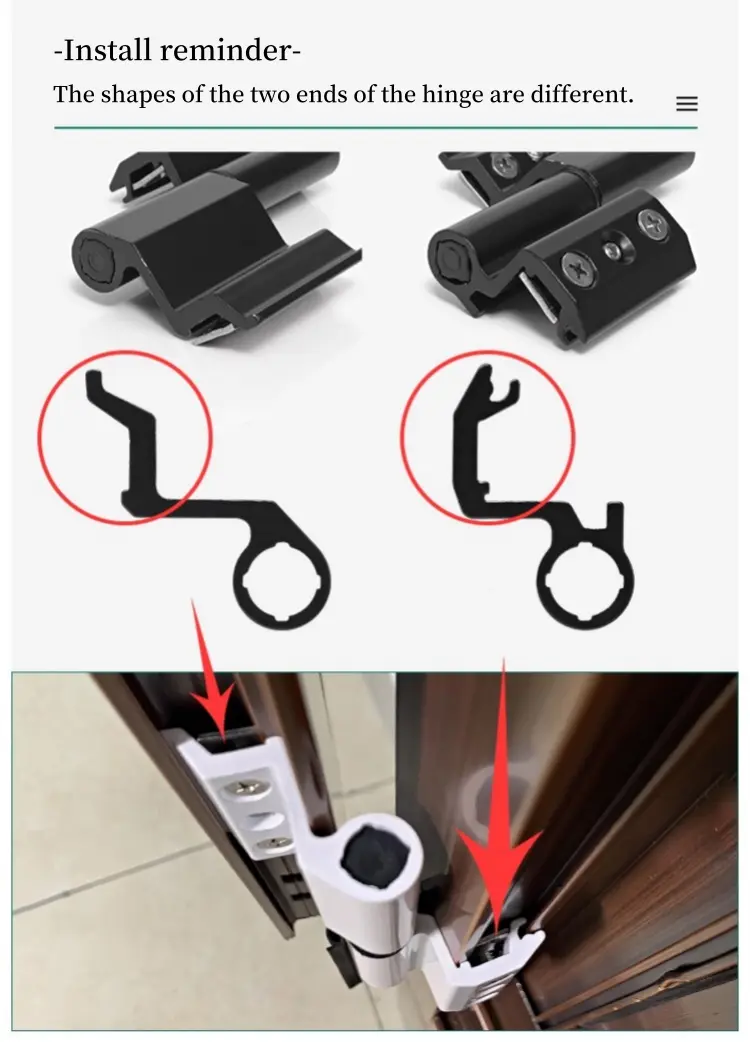 Aluminum Casement Window Flag Flush Hinge (6)5lm