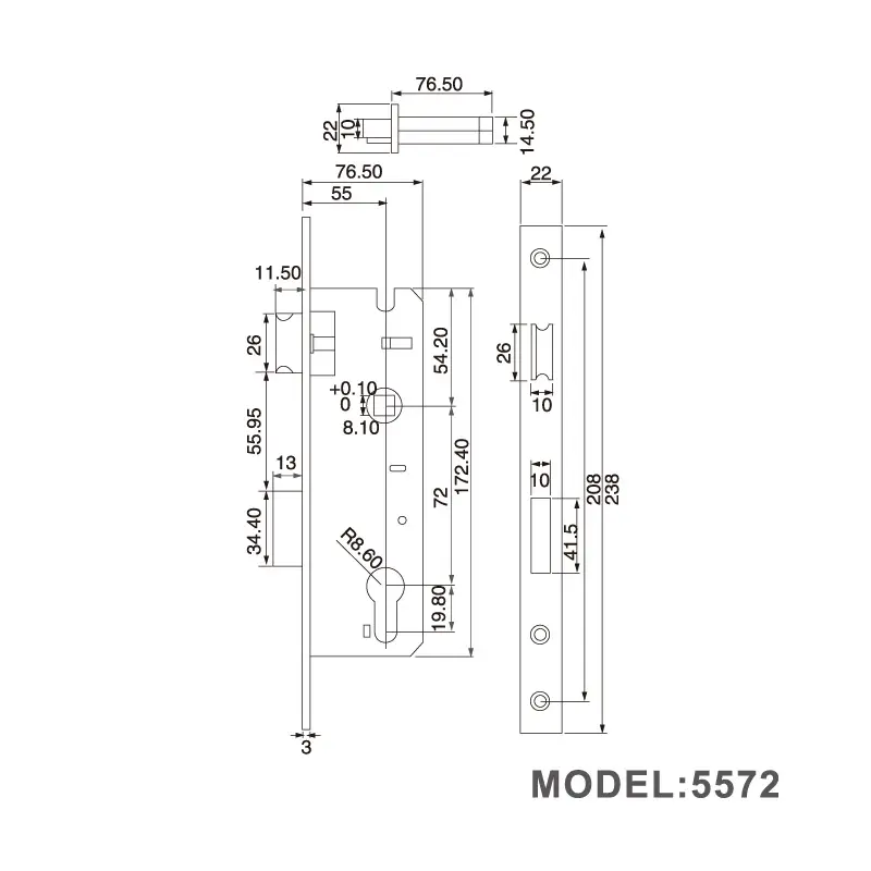 5572 round corners sliding glass locks drawing.jpg